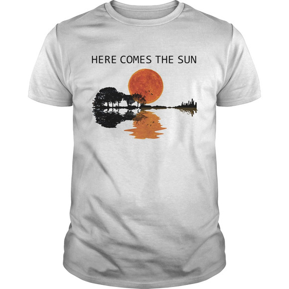 Other - Natural Guitar Sunset Here Comes The Sun Shirt